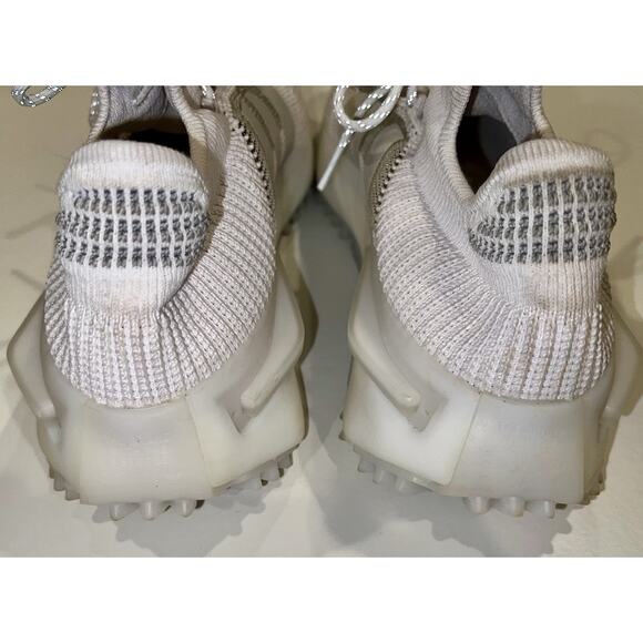 Adidas NMD S1 White Knit Sneakers Men’s Size 12 Triple White Casual Running Shoe main image 9